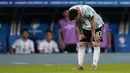 Gol yang diciptakan Messi tak mampu bawa Argentina merebut poin penuh atas Chile pada laga Grup A CONMEBOL Copa America yang digelar di Stadion Nilton Santos, Brazil. (Foto: AP/Ricardo Mazalan)