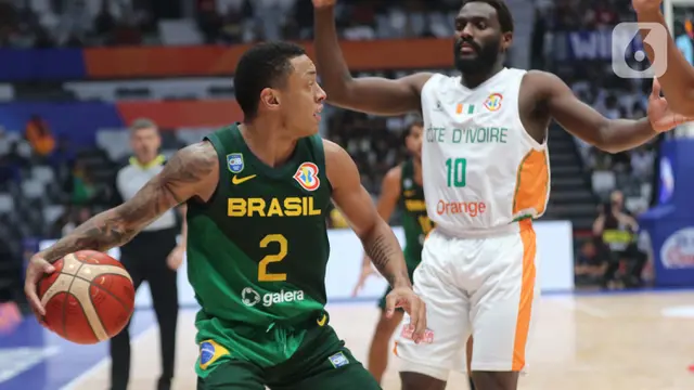 Hajar Pantai Gading, Brasil Lolos ke Putaran Kedua FIBA World Cup 2023