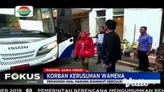 Sementara itu delapan pengungsi korban kerusuhan Wamena, Jum’at (4/10) sore tiba di Kantor Bupati Madiun. Mereka baru saja mendarat di Lapangan Udara Iswahyudi, Magetan.