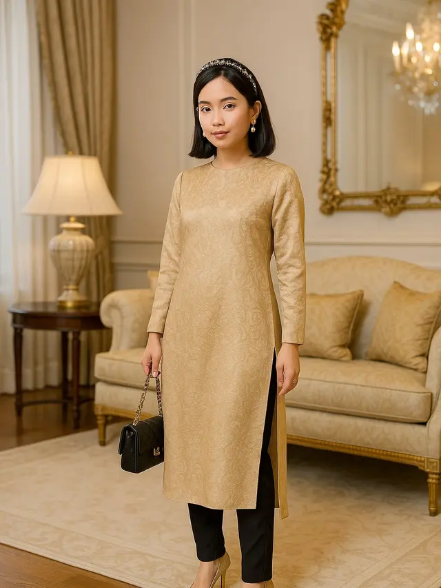 Model Tunik untuk Orang Pendek