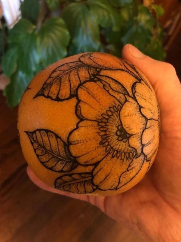 Tato pada buah jeruk (Sumber: Brainberries)