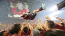 Andres Iniesta total tampil dalam 134 laga di semua ajang bareng Vissel Kobe selama 5 musim dengan torehan 26 gol dan 25 assist. (AFP/Jiji Press)