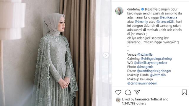 Romantis di Instagram, Dinda Hauw dan Rey Mbayang Malah ...