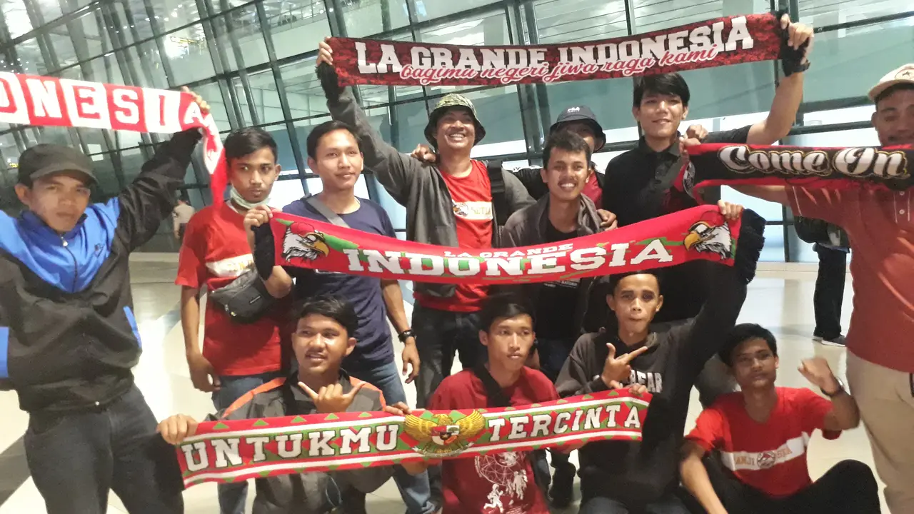 Suporter Timnas Indonesia U-22