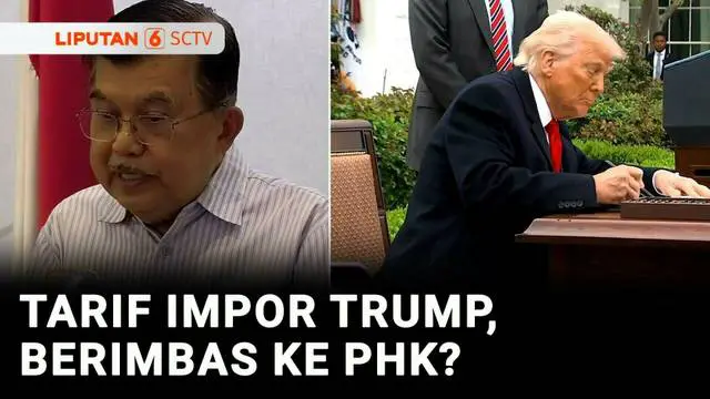 VIDEO: Jusuf Kalla Minta Masyarakat Tak Perlu Takut Soal Tarif Trump