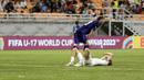 <p>Reaksi kecewa Seorang pemain Timnas Polandia U-17 dengan berbaring di lapangan setelah dikalahkan Timnas Argentina U-17 dengan skor 0-4 pada laga ketiga Grup D Piala Dunia U-17 2023 di Jakarta International Stadium (JIS), Jakarta Utara, Jumat (17/11/2023). (Bola.com/Ikhwan Yanuar)</p>