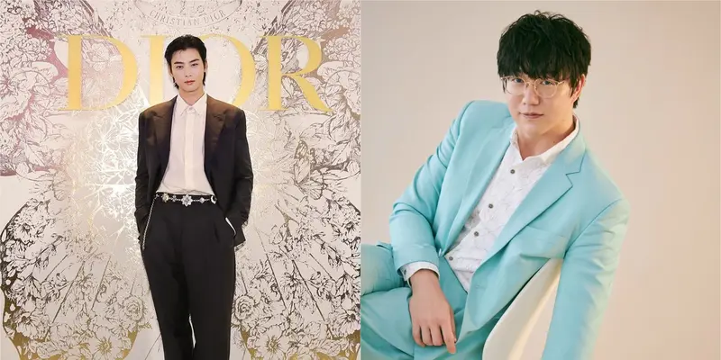 Potret Cha Eun Woo dan Sung Si Kyung, MC Golden Disc Awards 2024 Jakarta