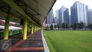 Suasana eks Senayan Golf Driving Range di Jakarta, (22/2). Pusat Pengelolaan Komplek Gelora Bung Karno (PPKGBK) mengambil alih Eks Senayan Golf Driving Range yang merupakan kawasan peninggalan nasional akan dijadikan RTH. (Liputan6.com/Angga Yuniar)