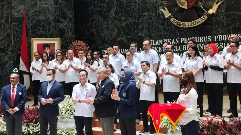 Anies melantik pengurus Perbasi DKI Jakarta