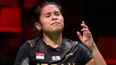 Indonesia harus menelan pil pahit usai takluk dengan skor 0-5 saat bersua Jepang pada laga penentuan juara Grup A Piala Uber 2020 di Ceres Arena, Denmark, Selasa (12/10/2021). (Badminton Photo/Yohan Nonotte)