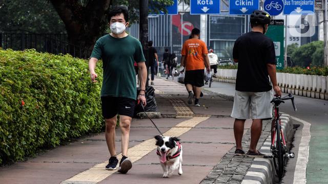 Mobilitas Warga Jakarta Saat Akhir Pekan