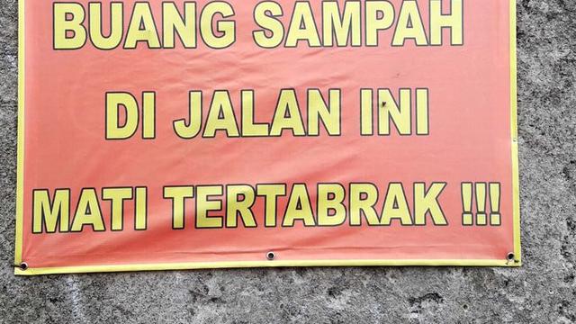 8 Larangan Buang Sampah Kocak Ini Bikin Tepuk Jidat