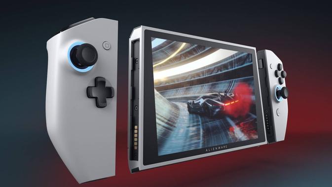 Alienware ungkap prototipe Concept UFO, konsol gim mirip Nintendo Switch. (Doc: Alienware)