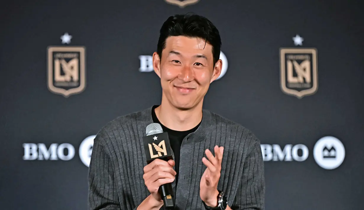 Dengan pengalamannya di Eropa, Son Heung-min optimistis mampu membawa LAFC berbicara banyak di MLS. (Frederic J. Brown/AFP)