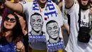 Beberapa tahun terakhir, Mbappe dikenal sebagai ikon PSG. Sang penyerang mencetak banyak gol bagi Les Parisien dan ia disebut-sebut sebagai salah satu penyerang terbaik di dunia saat ini. (OSCAR DEL POZO / AFP)