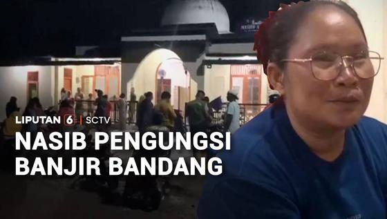 Korban Banjir Padang Bertahan di Masjid dan Pos Pengungsian
