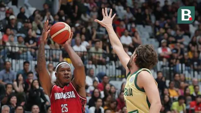 Timnas Basket Indonesia Vs Timnas Basket Australia di Kualifikasi Piala Asia FIBA 2025.