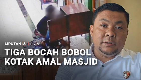 Tiga Bocah Bobol Kotak Amal Masjid