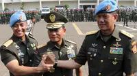 Mayjen TNI Andika Perkasa (kiri). (Puspen TNI)