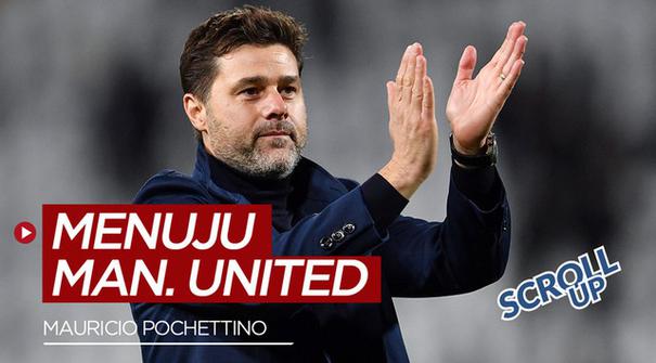 Berita video scroll up membahas Mauricio Pochettino yang dikabarkan akan melatih kembali klub Manchester United.
