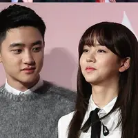 D.O EXO dam Kim So Hyun di jumpa pers film Pure Love. foto: kpopstarz