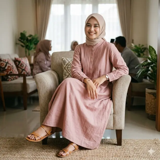 Model Dress Casual untuk Silaturahmi Santai Saat Lebaran