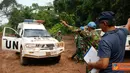 Citizen6, Kongo: Rombongan melakukan pengecekan langsung seluruh peralatan Konga XX-I yang berada di lapangan. 
Pemeriksaan alat-alat berat yang sedang dipergunakan untuk mengerjakan jalan Dungu-Duru tepatnya di Km 70.  (Pengirim: Badarudin Bakri)