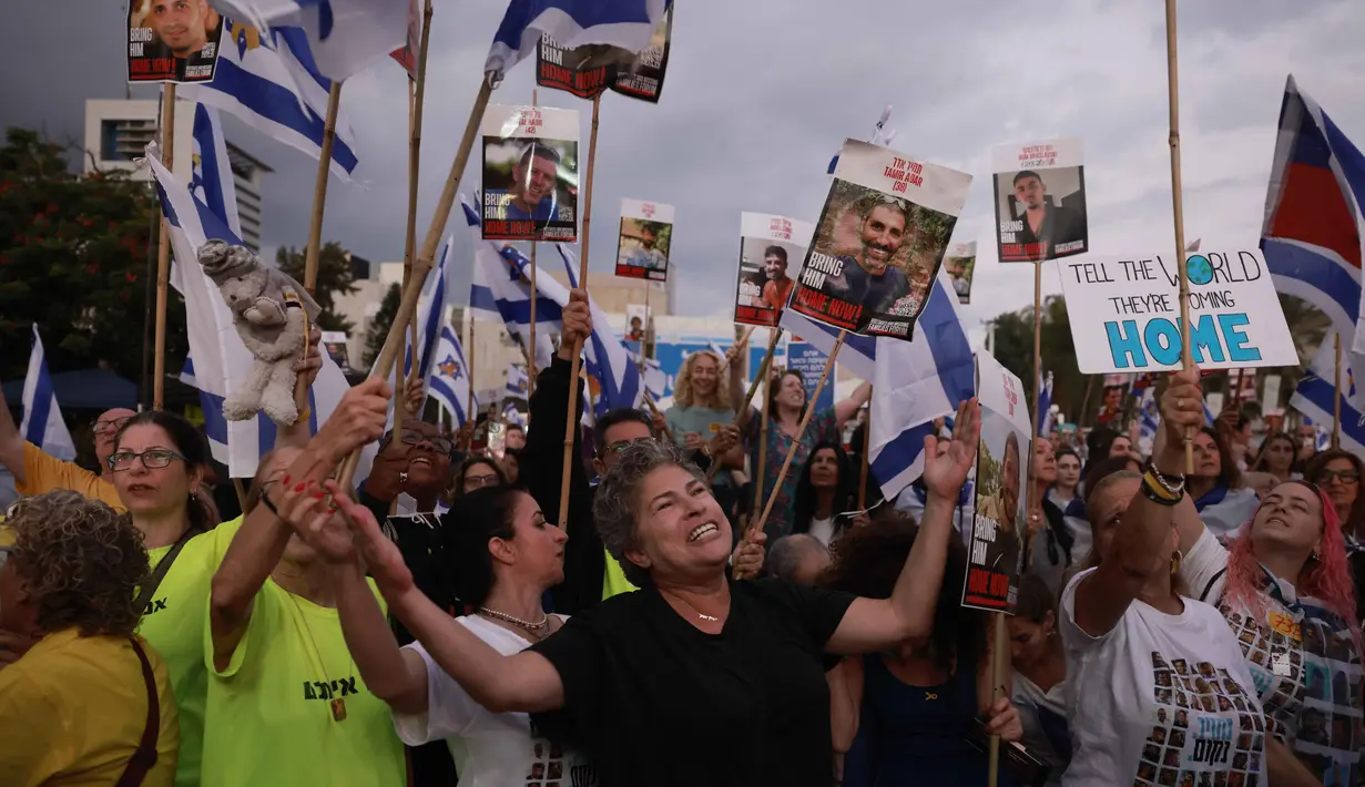 Hal tersebut sebagai imbalan atas kesepakatan pembebasan tahanan Palestina yang ditahan oleh Israel. (Menahem KAHANA/AFP)
