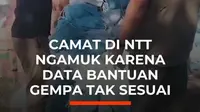 Perbedaan data jumlah bantuan logistik untuk korban gempa Flores memicu ketegangan antara Camat Lamba Leda Utara, Kabupaten Manggarai Timur, Agustinus Supratman, dan seorang staf Badan Nasional Penanggulangan Bencana (BNPB).

Ketegangan tersebut terjadi di lokasi pengungsian Kecamatan Lamba Leda ...