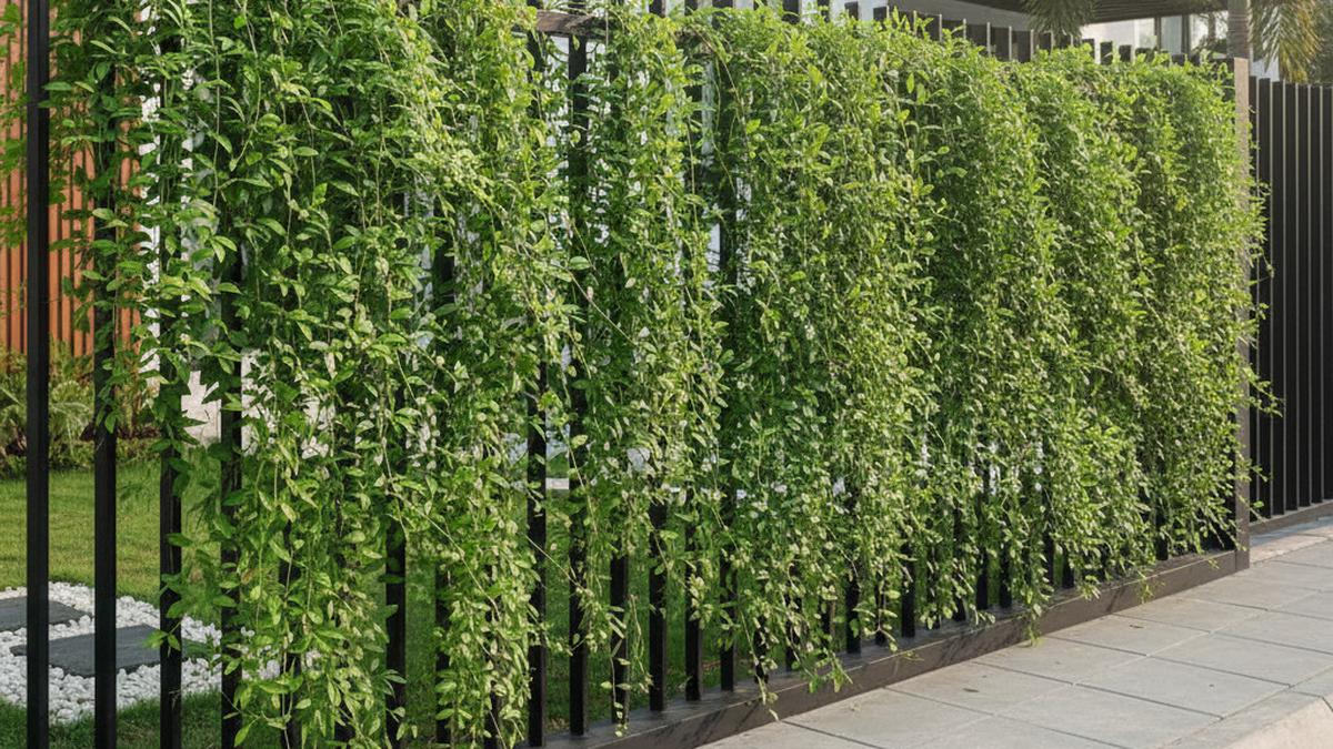 7 Model Pagar Besi Modern Kombinasi Tanaman Rambat, Tampil Alami dan Estetik untuk Hunian 2025