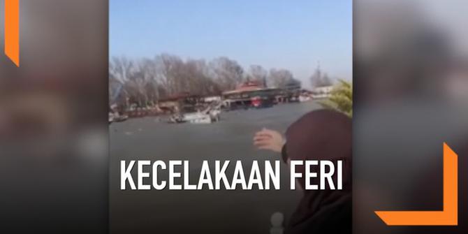 VIDEO: Kecelakaan Kapal Feri di Irak, 100 Tewas