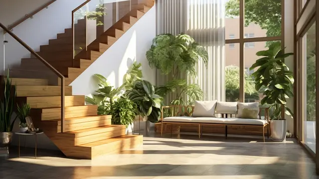 desain rumah modern tropis (ilustrasi by Freepik)