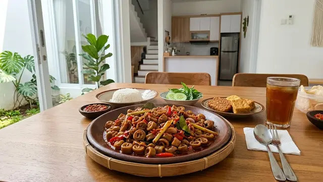 Resep Usus Sambal Pedas yang Gurih dan Anti Amis