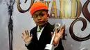 Sony Wakwaw raih penghargaan Artis Cilik Paling Ngetop di ajang SCTV Awards 2014. Foto diambil pada Sabtu (29/11/2014). (Liputan6.com/Johan Tallo)