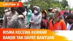 Beginilah kekecewaan Mensos Risma ketika melihat para korban banjir di Gresik, Jawa TImur, belum mendapatkan bantuan yang layak dari pemerintah setempat. Para korban tinggal di tenda dari terpal bekas.