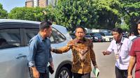 Sekjen PSI Raja Juli Antoni di Kompleks Istana Kepresidenan Jakarta, Senin (1/9/2025) (Liputan6.com/Lizsa Egeham)&nbsp;