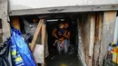 Ketinggan air banjir pesisir atau rob pada hari keempat ini sempat mencapai 1,3 meter. (merdeka.com/Arie Basuki)