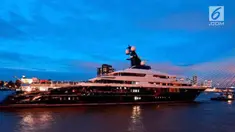 Polri mengungkap barang bukti hasil kejahatan pencucian uang di Amerika Serikat, berupa super yacht seharga Rp 3,5 triliun.