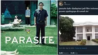 Meme Jika Parasite Diadaptasi Jadi Film Indonesia (Sumber: Twitter @faizaufi)