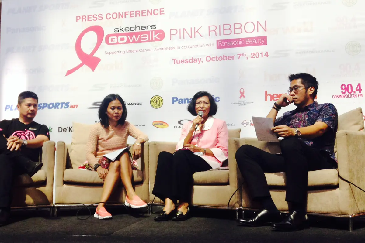 Skechers Go Walk Pink Ribbon 1014