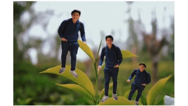 Editan Foto Jerome Polin (Sumber: Twitter/@thekimsyg