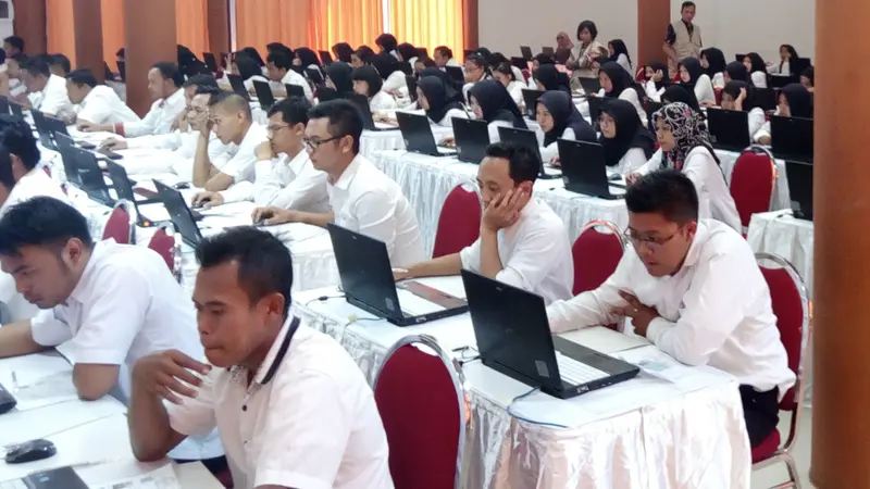 Pelaksanaan Tes CPNS di Malang