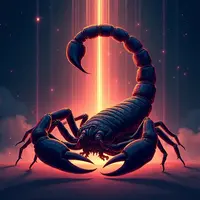 logo ramalan scorpio (sumber: AI generated)