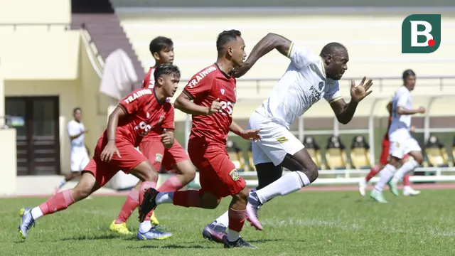 Foto: Liga 2 Belum Jelas, FC Bekasi City Bungkam Persiba Balikpapan dalam Partai Uji Coba