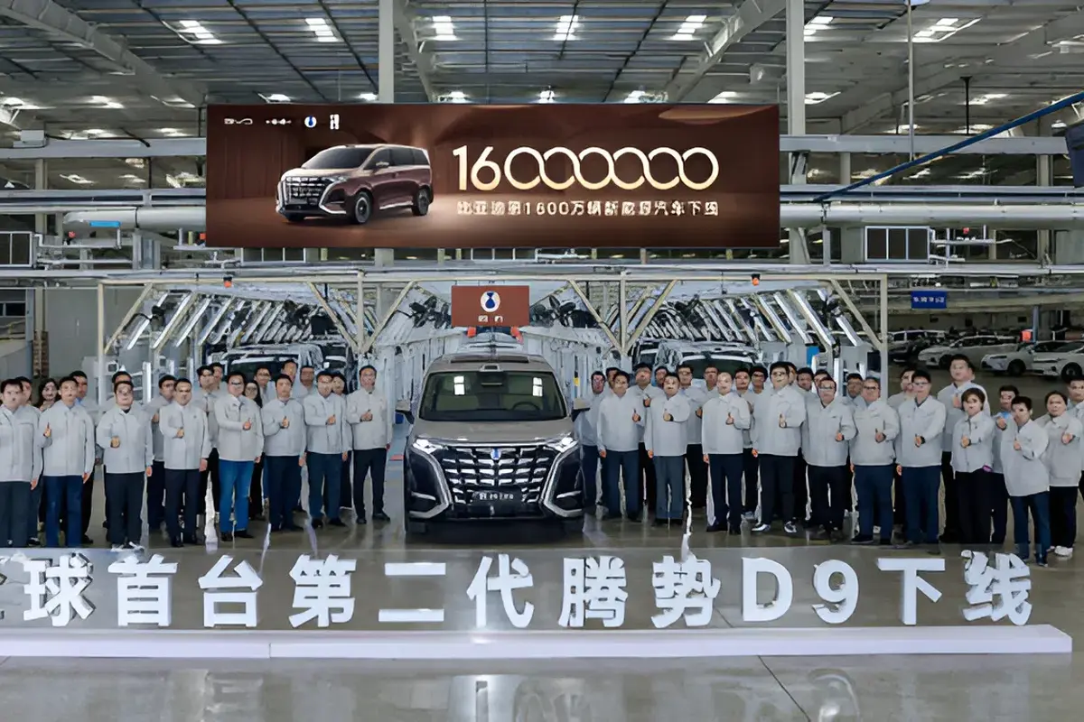 Cetak Rekor, Produksi Kendaraan Listrik BYD Tembus 16 Juta Unit (Carnewchina)