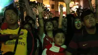 Bola.com menggelar nonton bareng Newcastle United vs Arsenal di Gumati Cafe, Paledang, Bogor. Sabtu (29/8/2015), yang dihadiri 500 orang