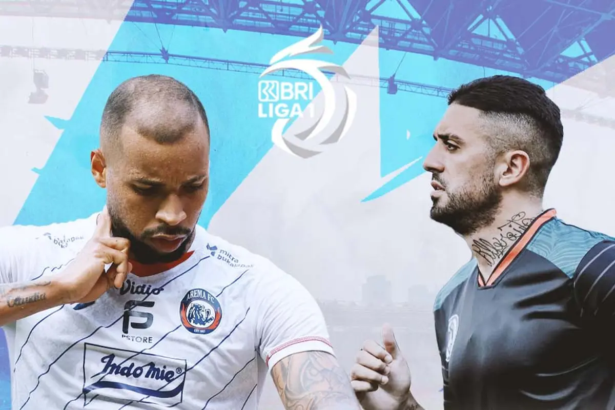 BRI Liga 1 - Adu Kuat Legiun Asing Arema FC Vs PSS Sleman