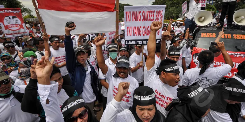 Tagih Janji Jokowi, Aliansi TKI Geruduk Istana 