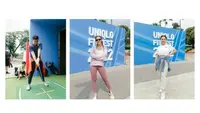 Melihat inspirasi outfit olahraga dari selebriti tanah air. Mulai dari Pevita Pearce hingga Jerome Polin (UNIQLO)