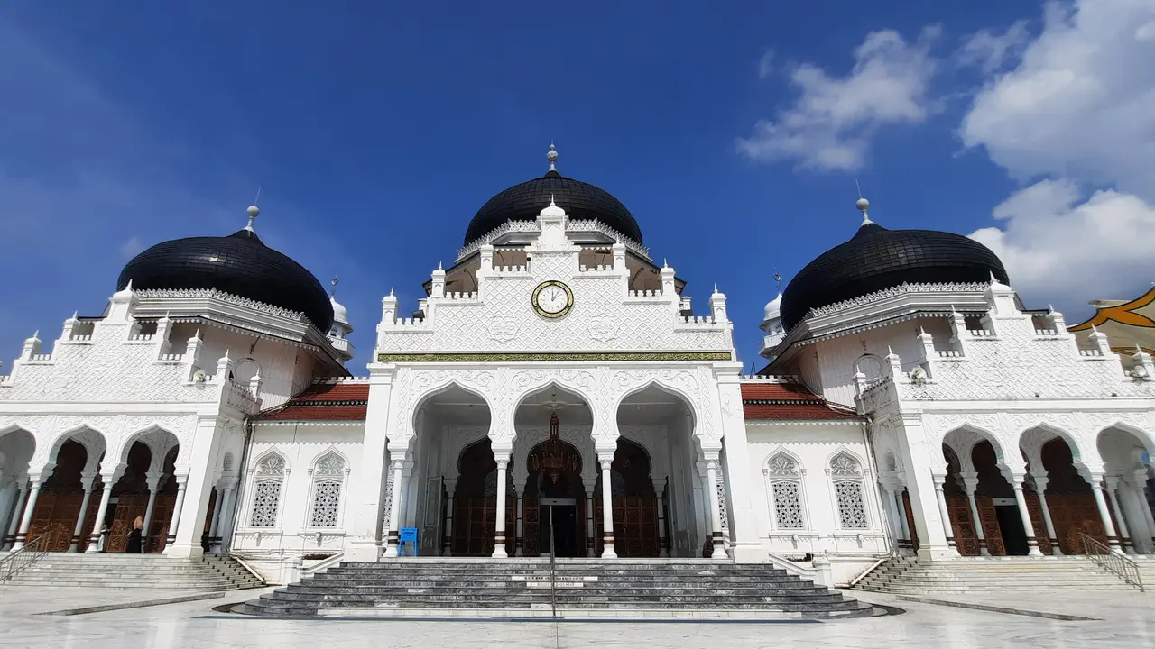 Masjid Raya Baiturrahman Aceh (Liputan6.com/Rino Abonita)